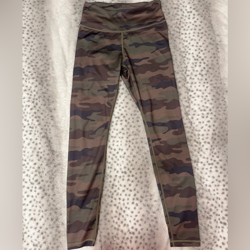 Fleo Kids Camouflage Leggings - Green and Brown